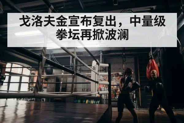 戈洛夫金宣布复出，中量级拳坛再掀波澜